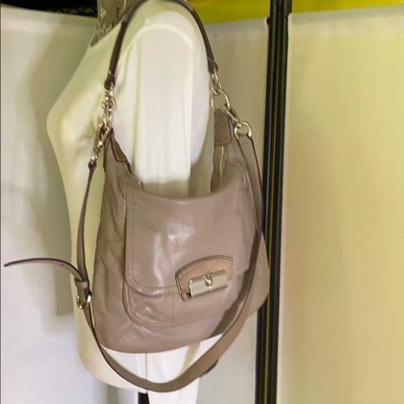 Coach Kristin 19293 Gray Leather Crossbody Bag - Picture 2 of 14